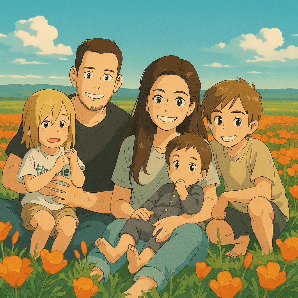 Beautiful Studio Ghibli-style artwork created with AI